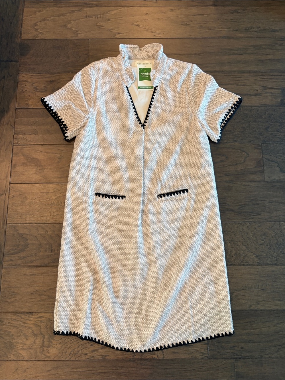 New With Tags The Pants Store THML Tweed Dress Sz S - Picture 6 of 11